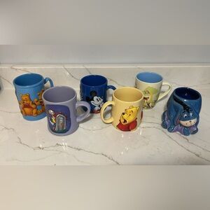 Disney Character Mugs each